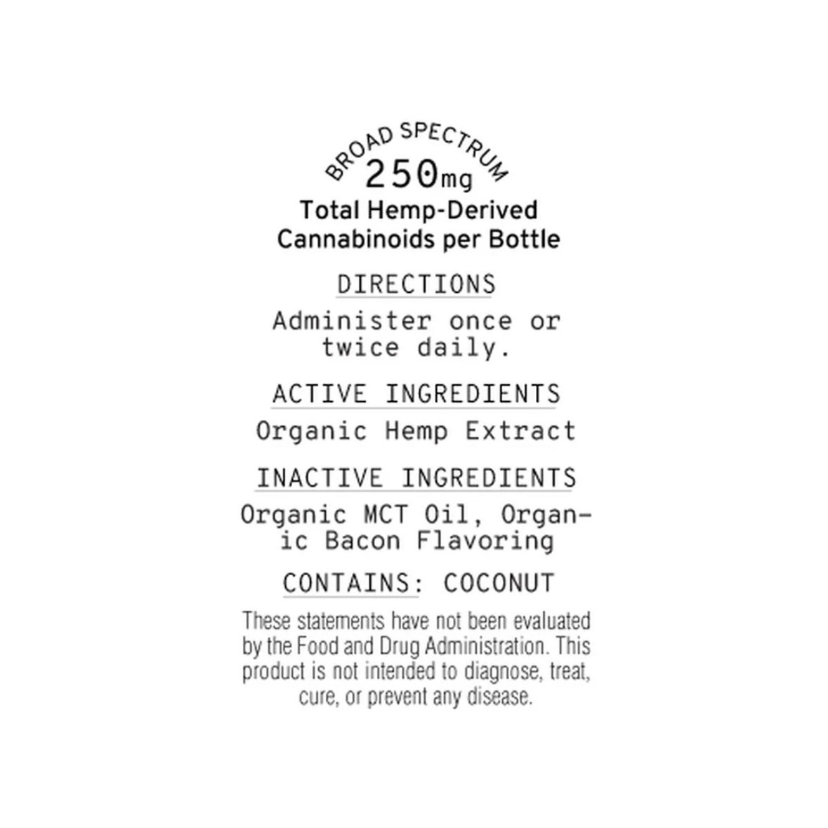 Broad Spectrum CBD Pet Tinctures 500mg