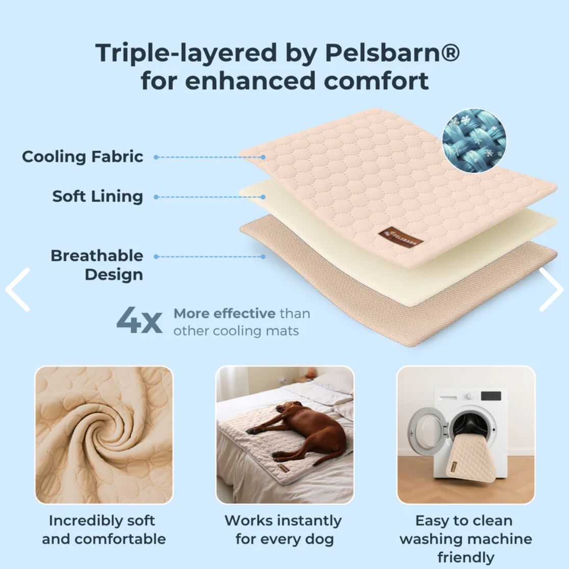 Cooling Mat - Pelsbarn 🐾: Beige / XL