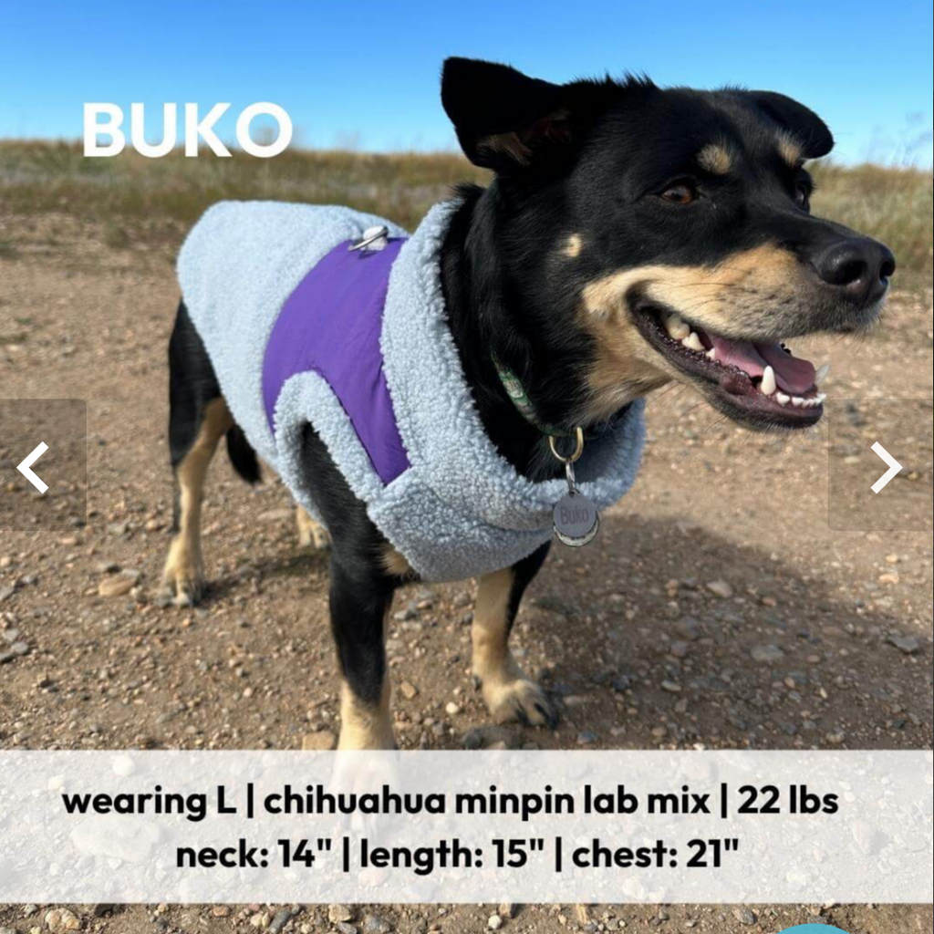 Zip Up Sherpa Vest: Slate Gray