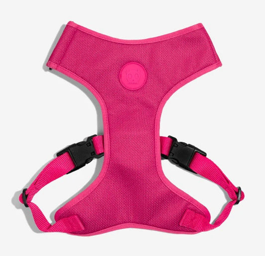 Pink Led Adjustable Mesh Plus Harness