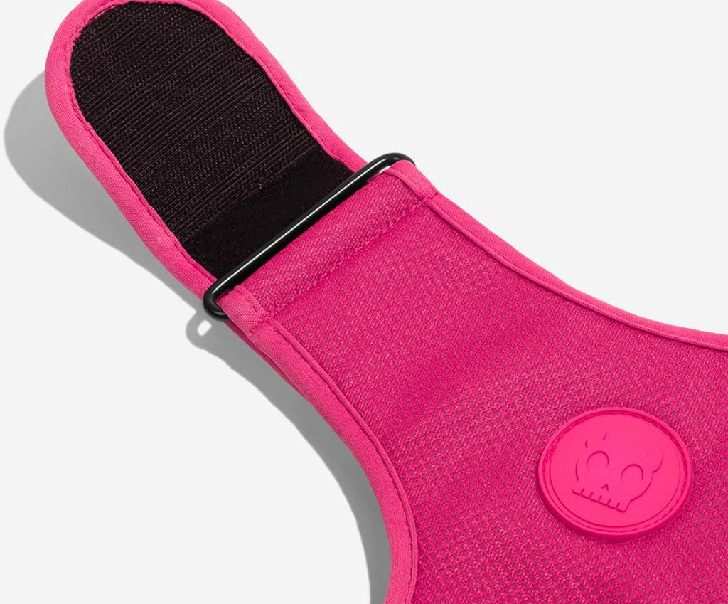 Pink Led Adjustable Mesh Plus Harness