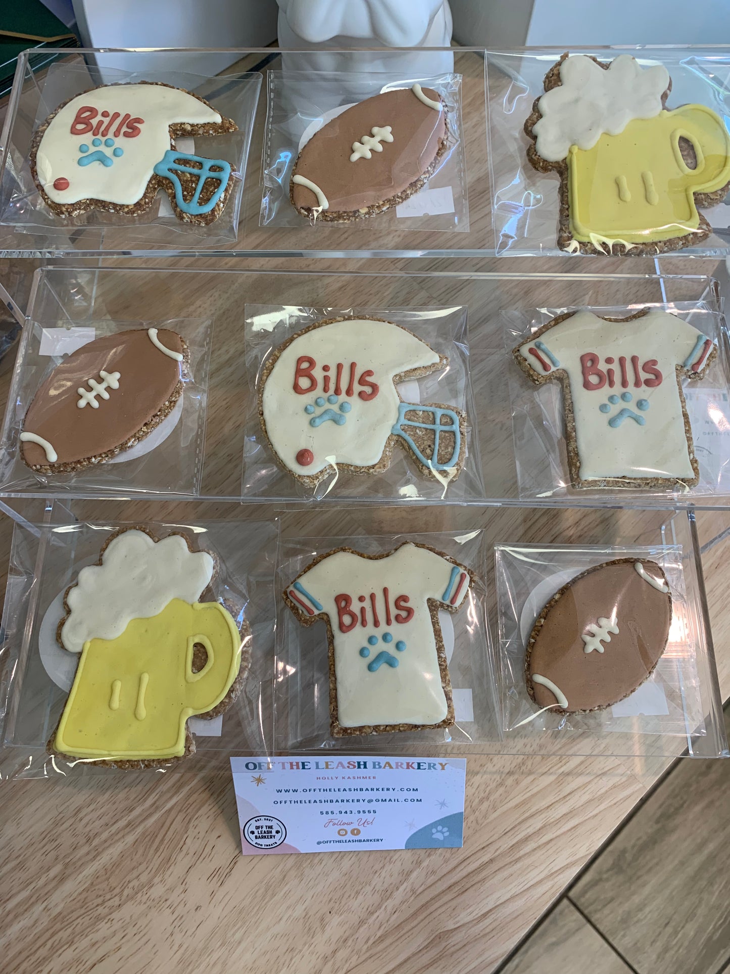 Off the leash Barkery tailgate Cookies