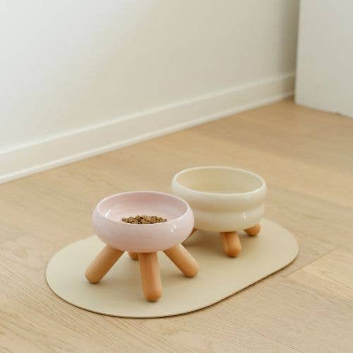 Gulu Pet Water Bowl: Beige