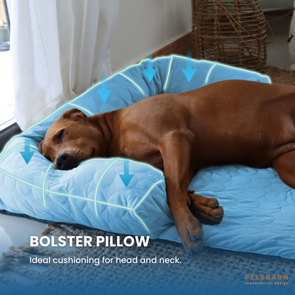 Cooling Dog Bed Heat Relief - Pelsbarn : Light Blue / M/L