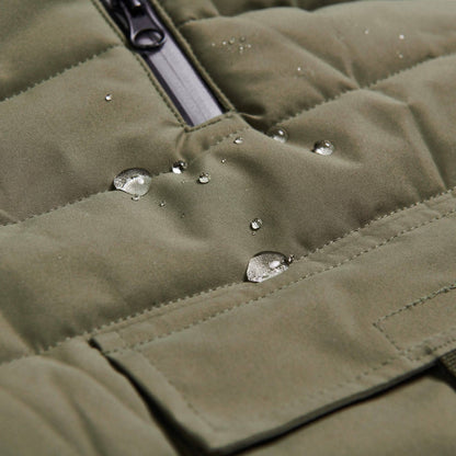 WarmShield Water-Resistant Jacket - Olive: 4XL