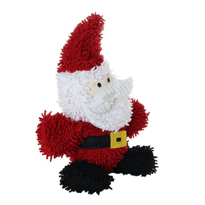 Mighty Microfiber Ball Santa, Christmas Holiday Dog Toy