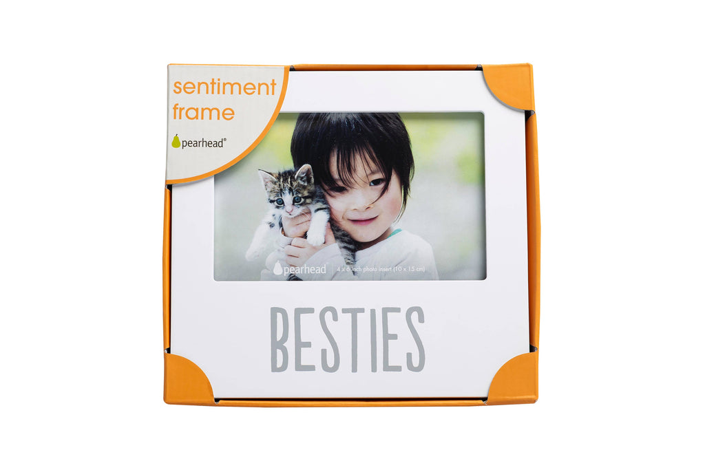 Besties Picture Frame, White