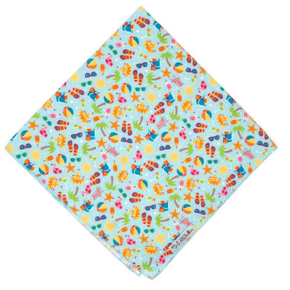 Life's a Beach Bandana: Mint Green / Small