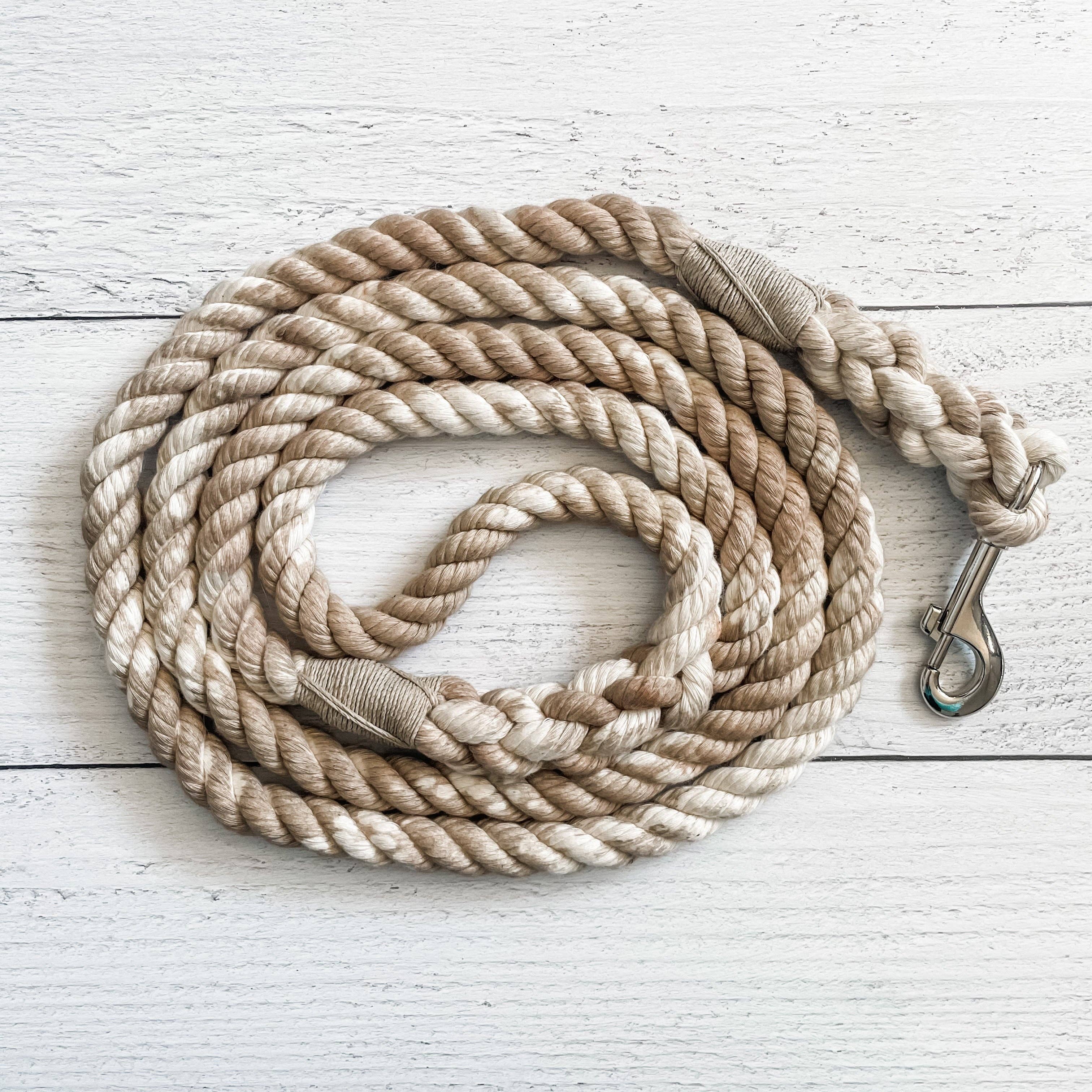 Taupe Leash: 5 Feet / Ombre / 3/8 Inch