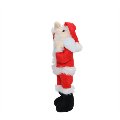 Mighty Jr Arctic Santa - Christmas, Plush, Squeaky Dog Toy