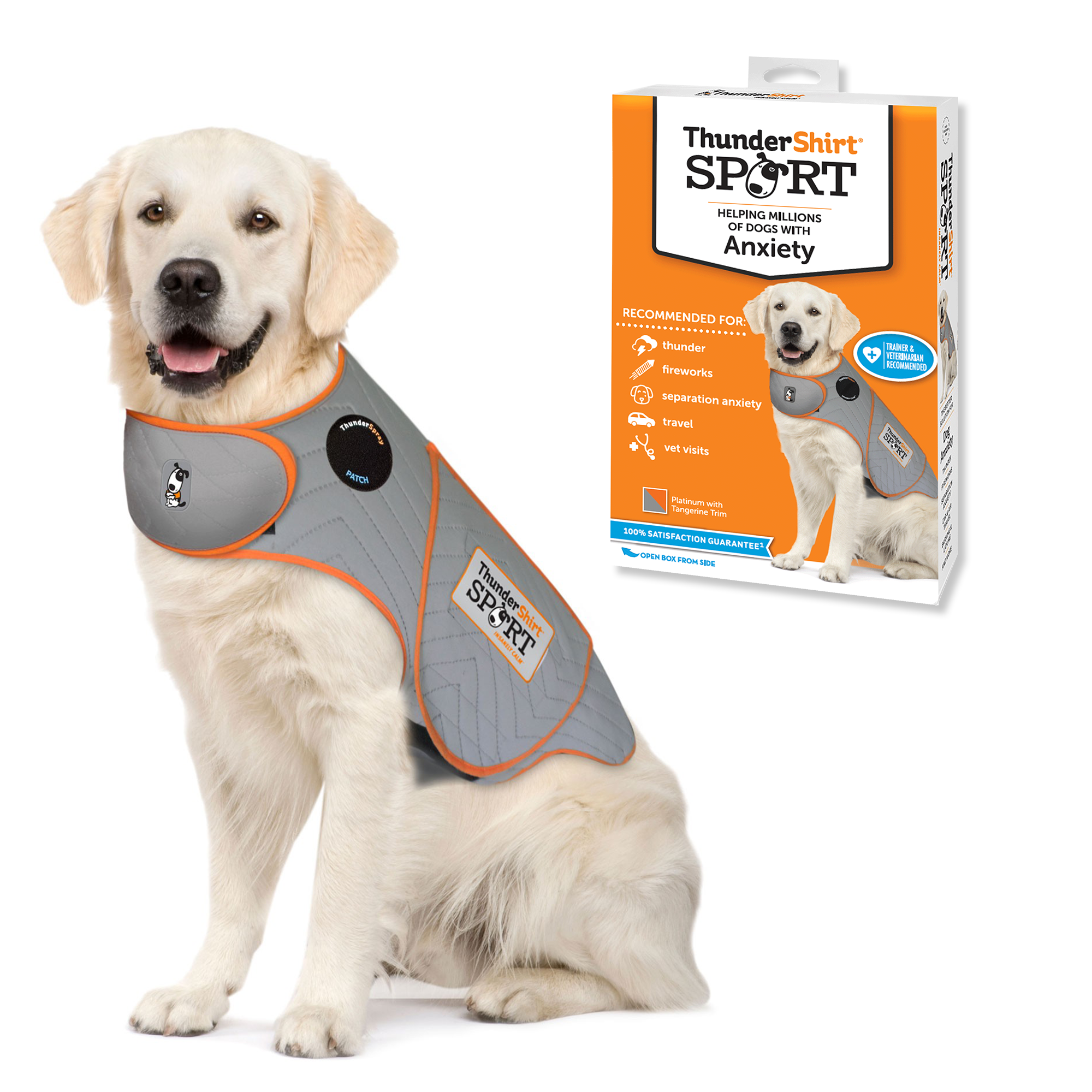 ThunderShirt for Dogs Platinum Sport - Dog Anxiety