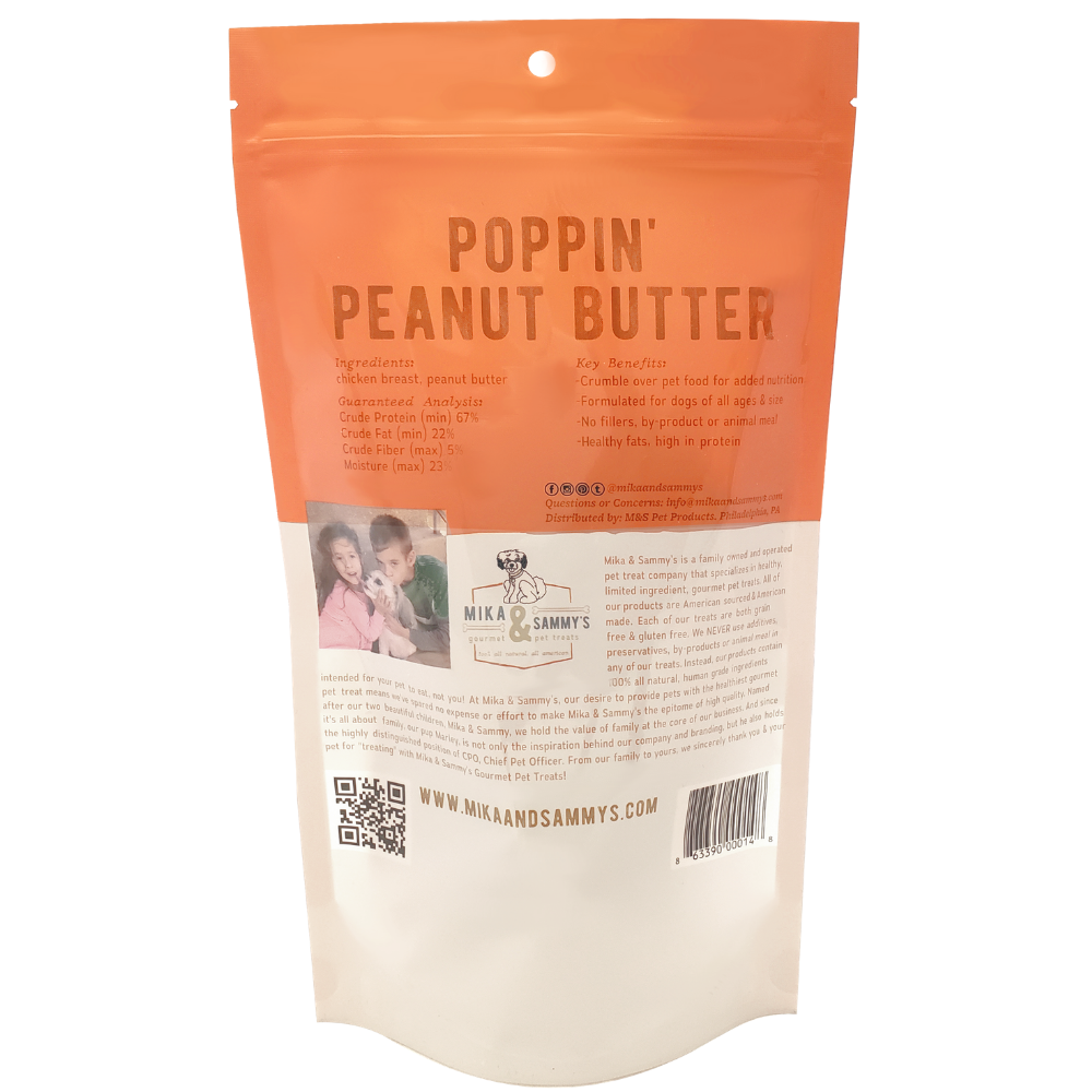 Poppin’ Peanut Butter: 5oz Bag