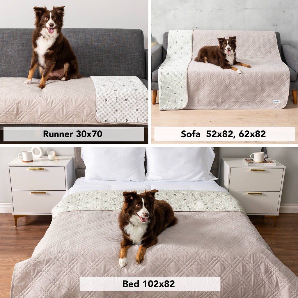 Waterproof Pet Furniture Cover Couch Protector: Olive Green / Large - 68" x 82"