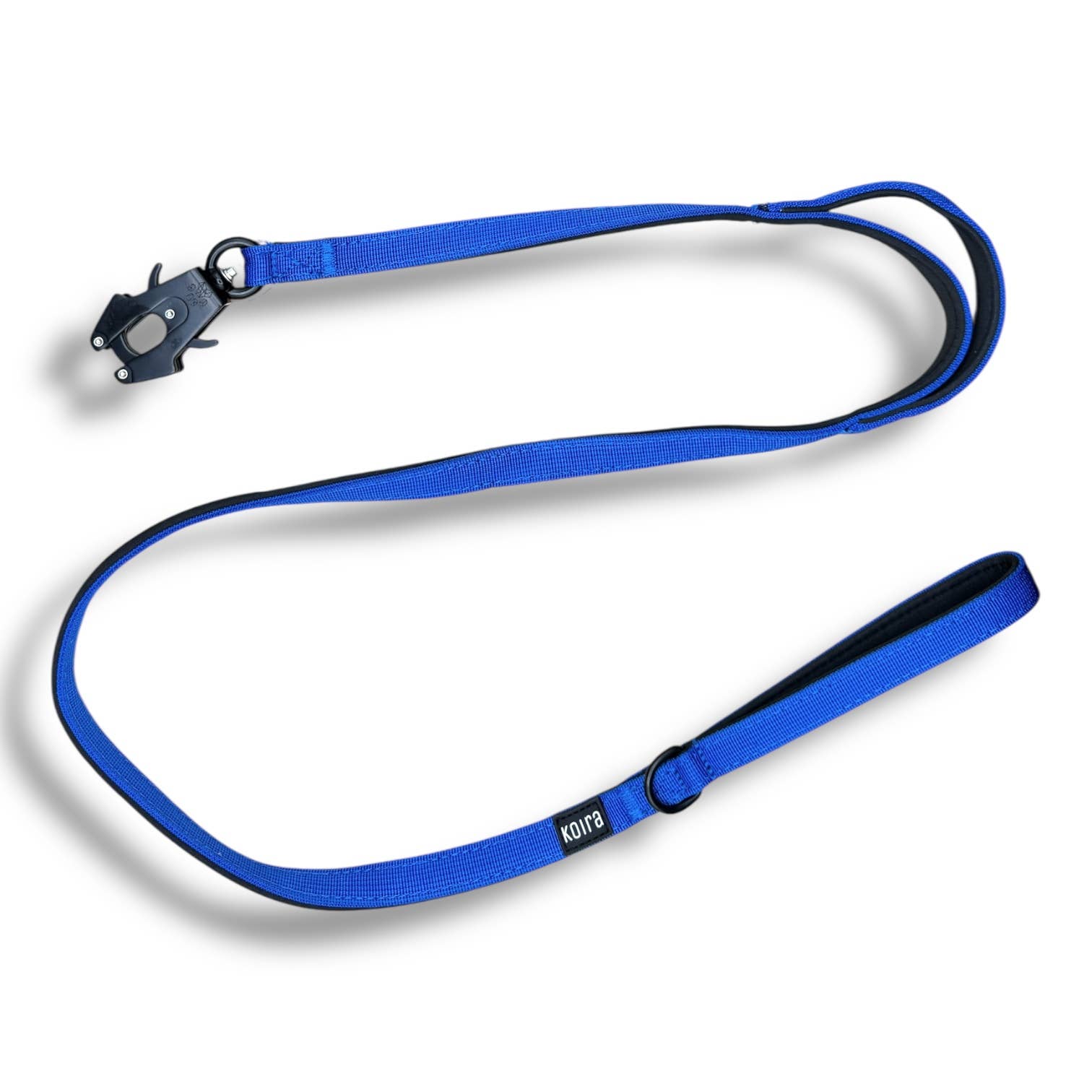 Smaller Size - Blue Dual-Handle 4 ft Dog Leash