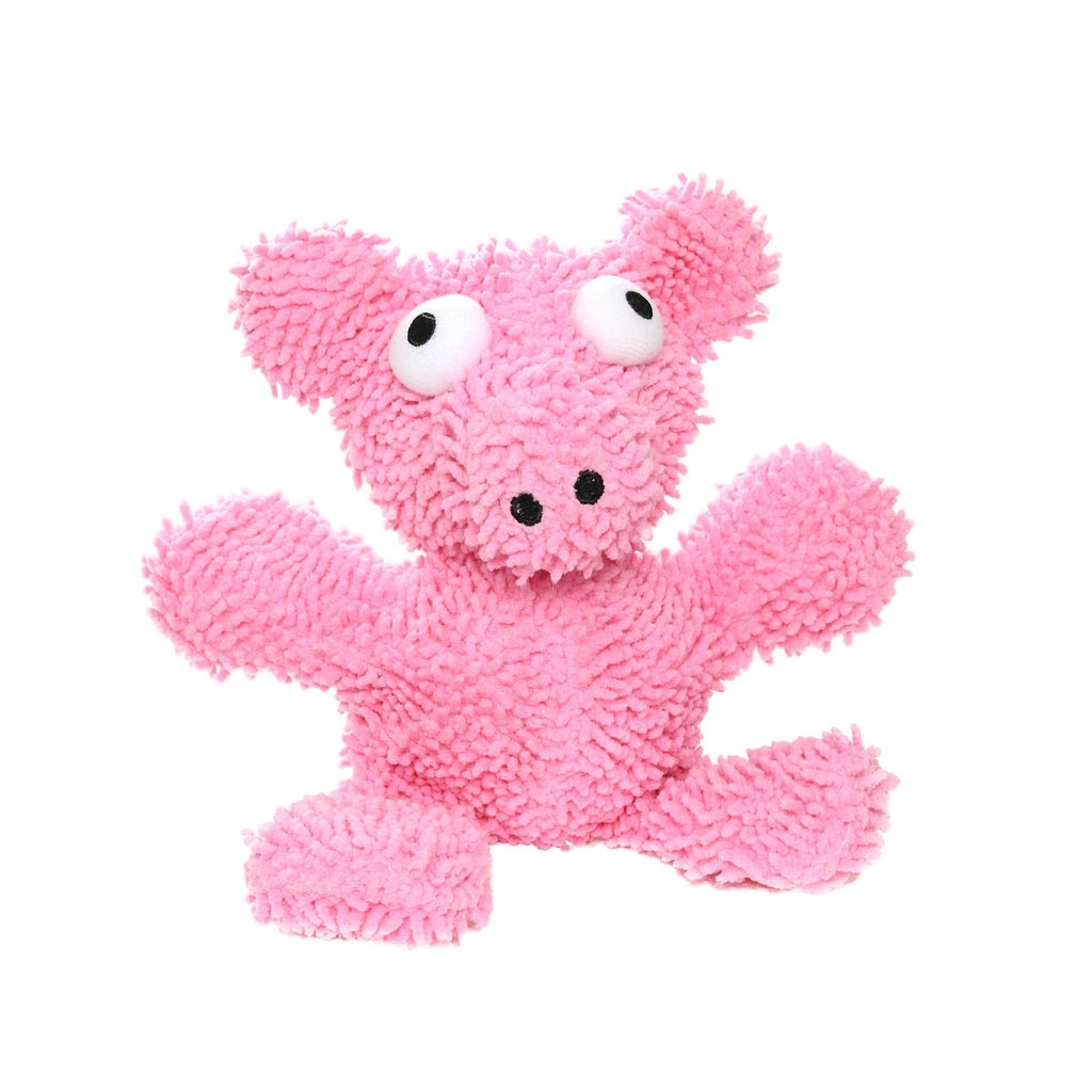 Mighty Microfiber Ball Pig, Durable, Squeaky Dog Toy - Medium