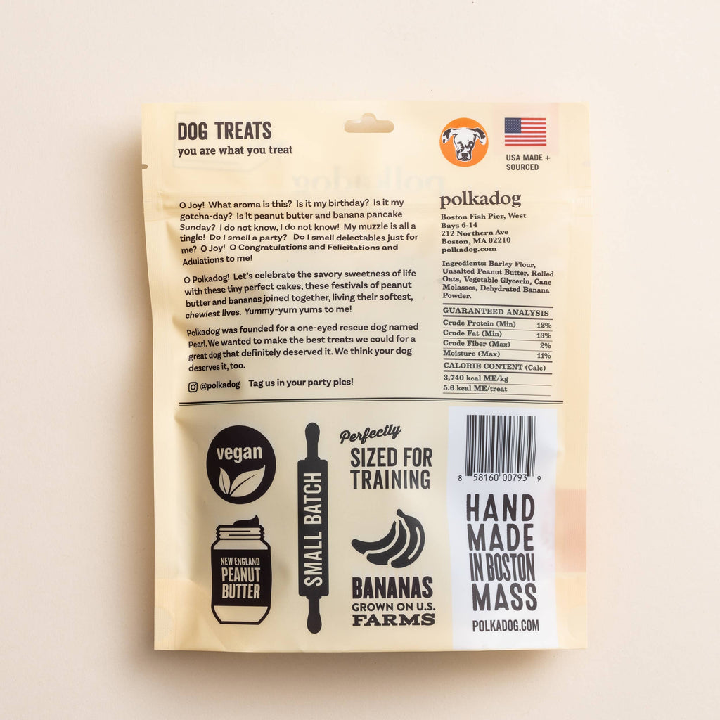 Cake Batter, Peanut Butter & Banana - 10oz - Dog Treats