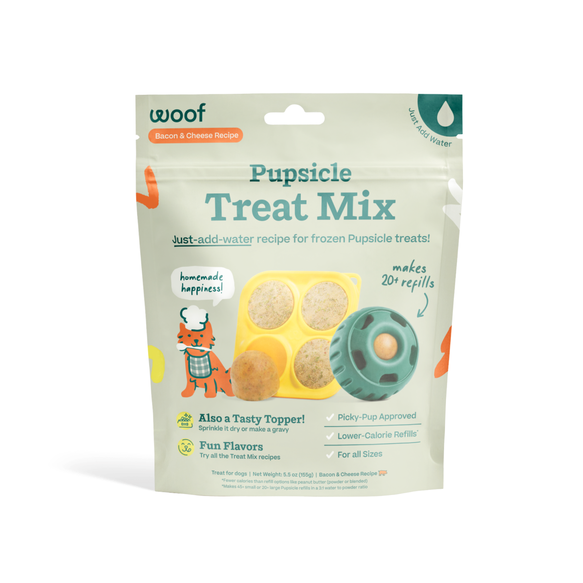 Pupsicle Treat Mix - Bacon & Cheese