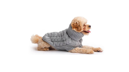 GF Pet Chalet Dog Sweater - Grey: 3XS