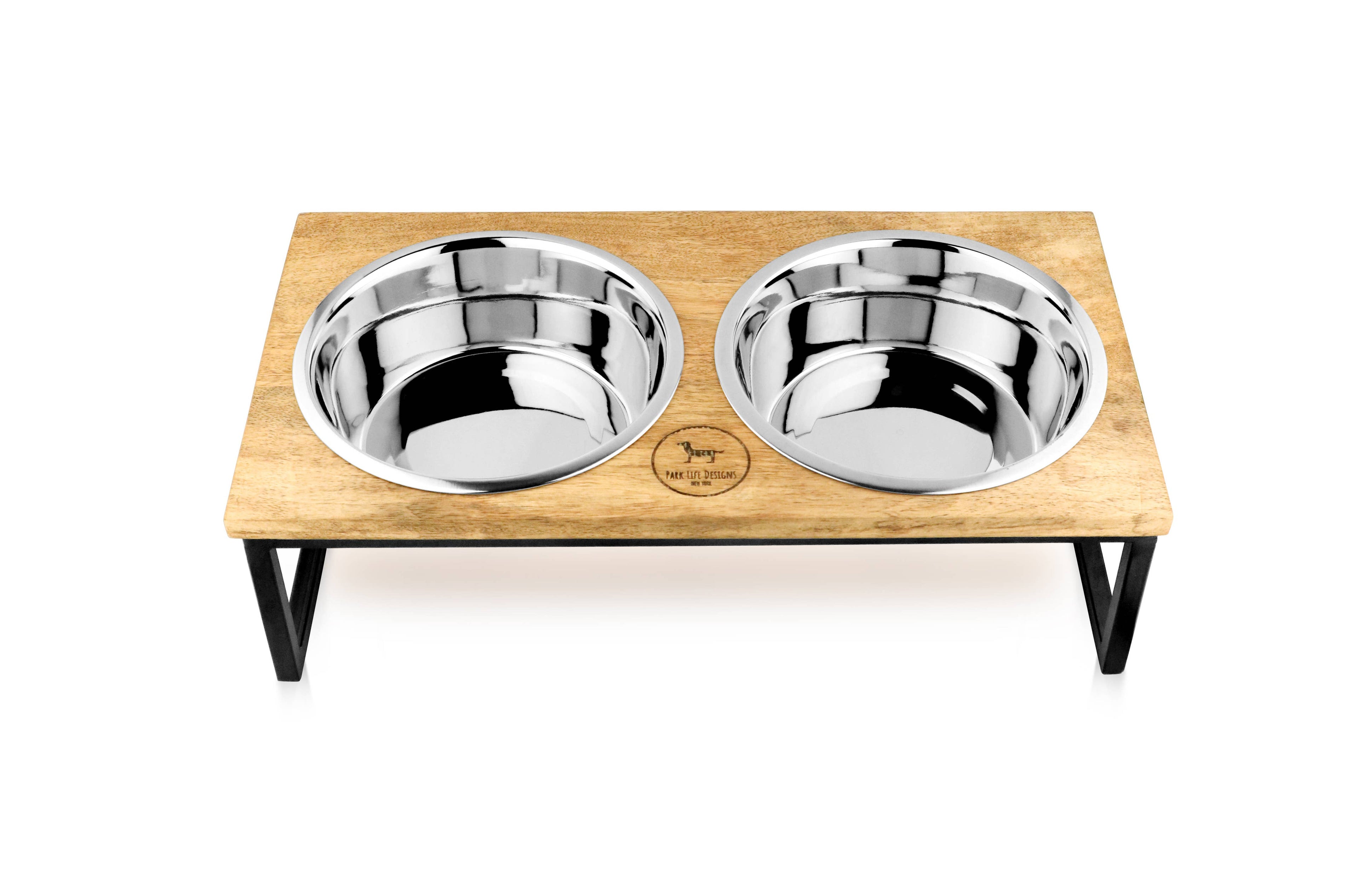 Hearth and Haven Elevated Pet Bowl - Modern Design : Medium - 24 oz per Bowl