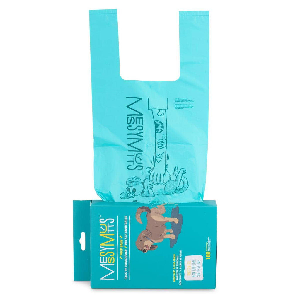 Messy Mutts Advanced Biorecycle Poop Bag with Handles 180ct