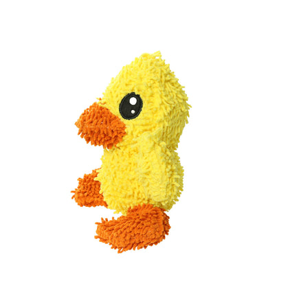 Mighty Microfiber Ball Med Duck, Durable, Squeaky Dog Toy - Medium