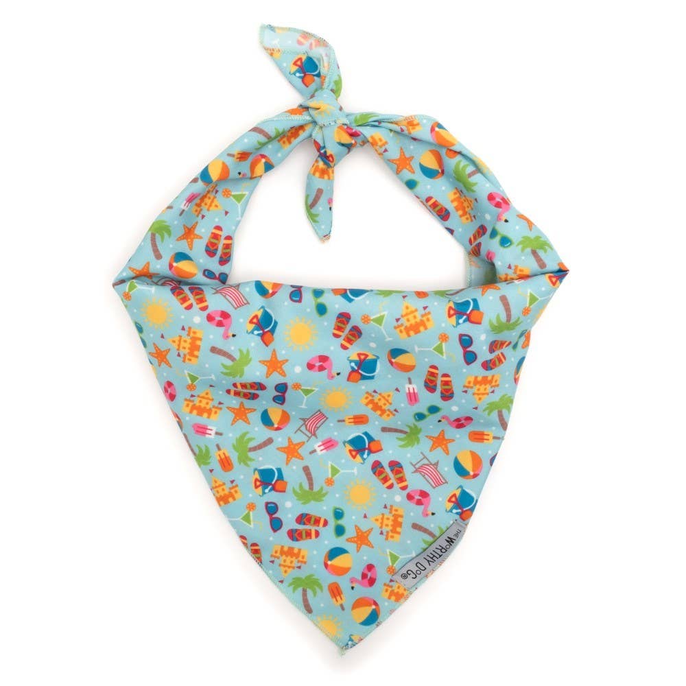 Life's a Beach Bandana: Mint Green / Small