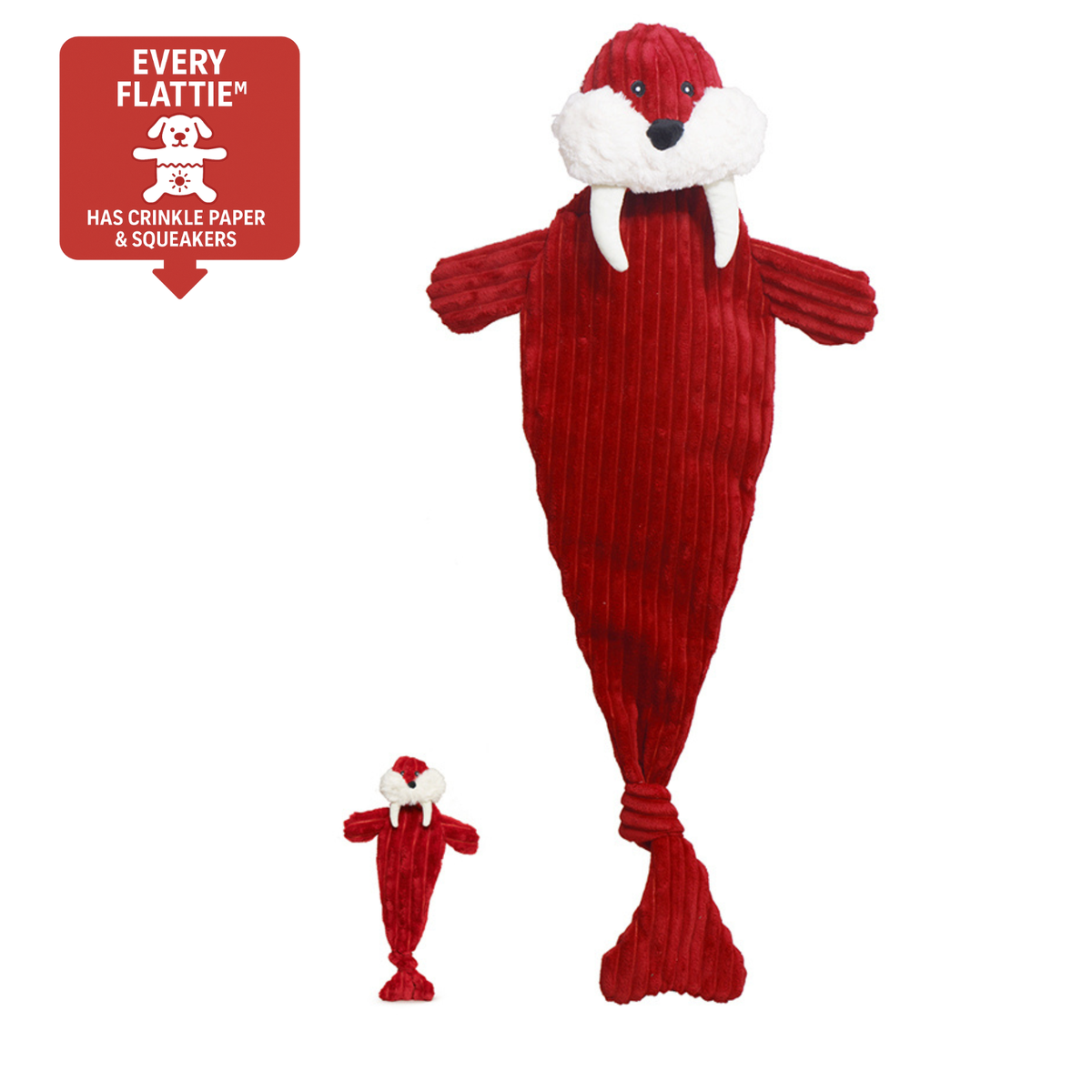 HuggleFlatties Wally Walrus : Super-Size