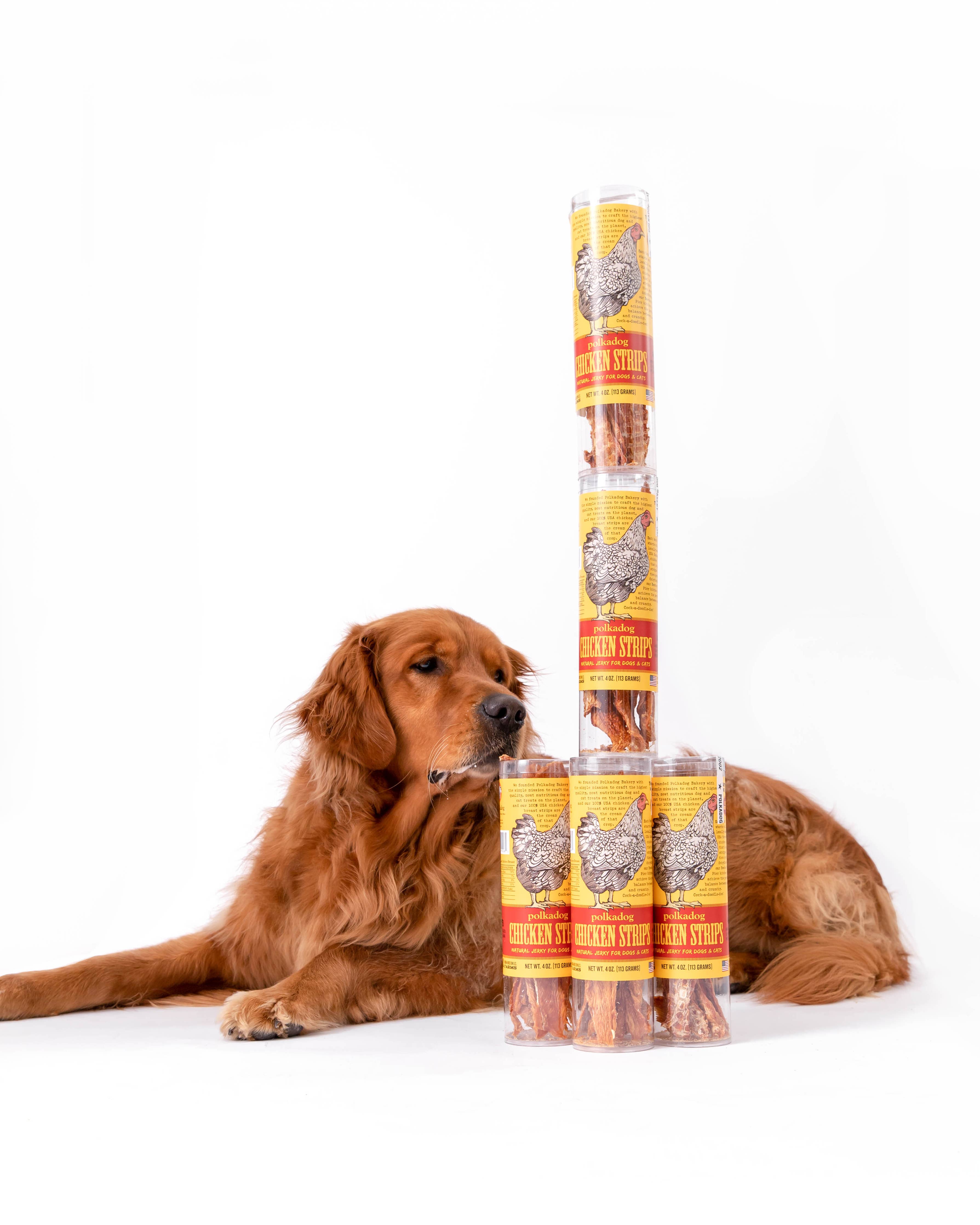 Chicken Strip Jerky - 4oz Tube - Dog Treats