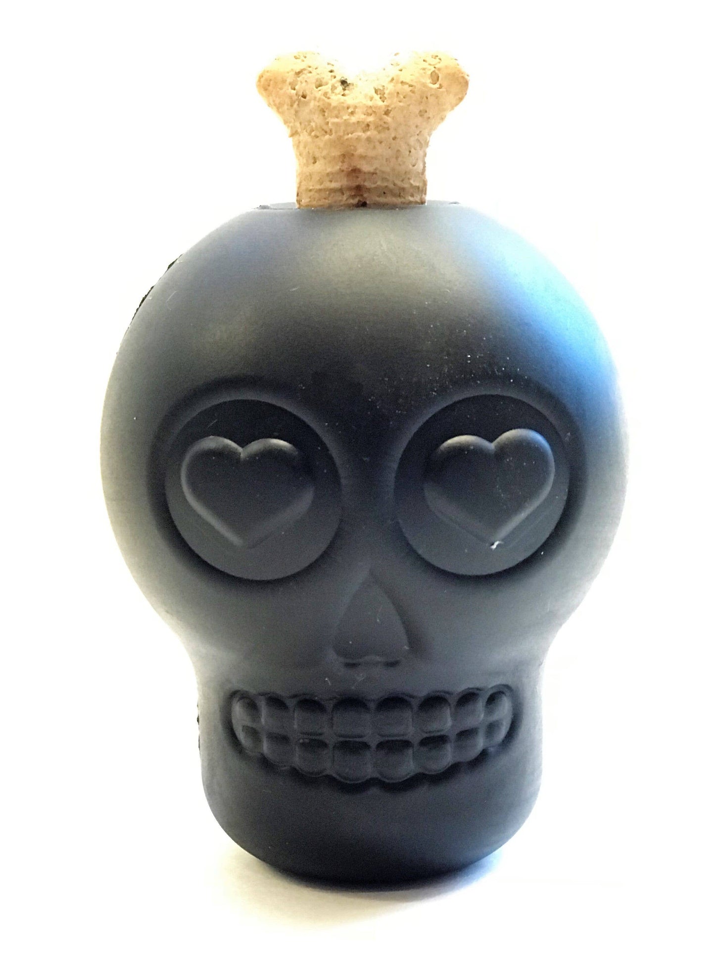 MKB Skull - Chew Toy - Treat Dispenser - Magnum Black: Black