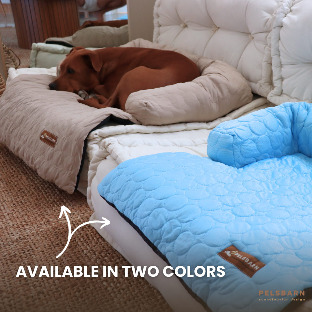Cooling Dog Bed Heat Relief - Pelsbarn : Light Blue / M/L