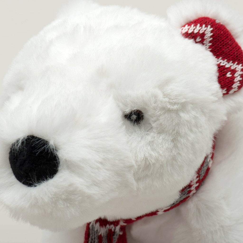 Nordic Frost Squooshie™ Polar Bear Plush Dog Toy: Large