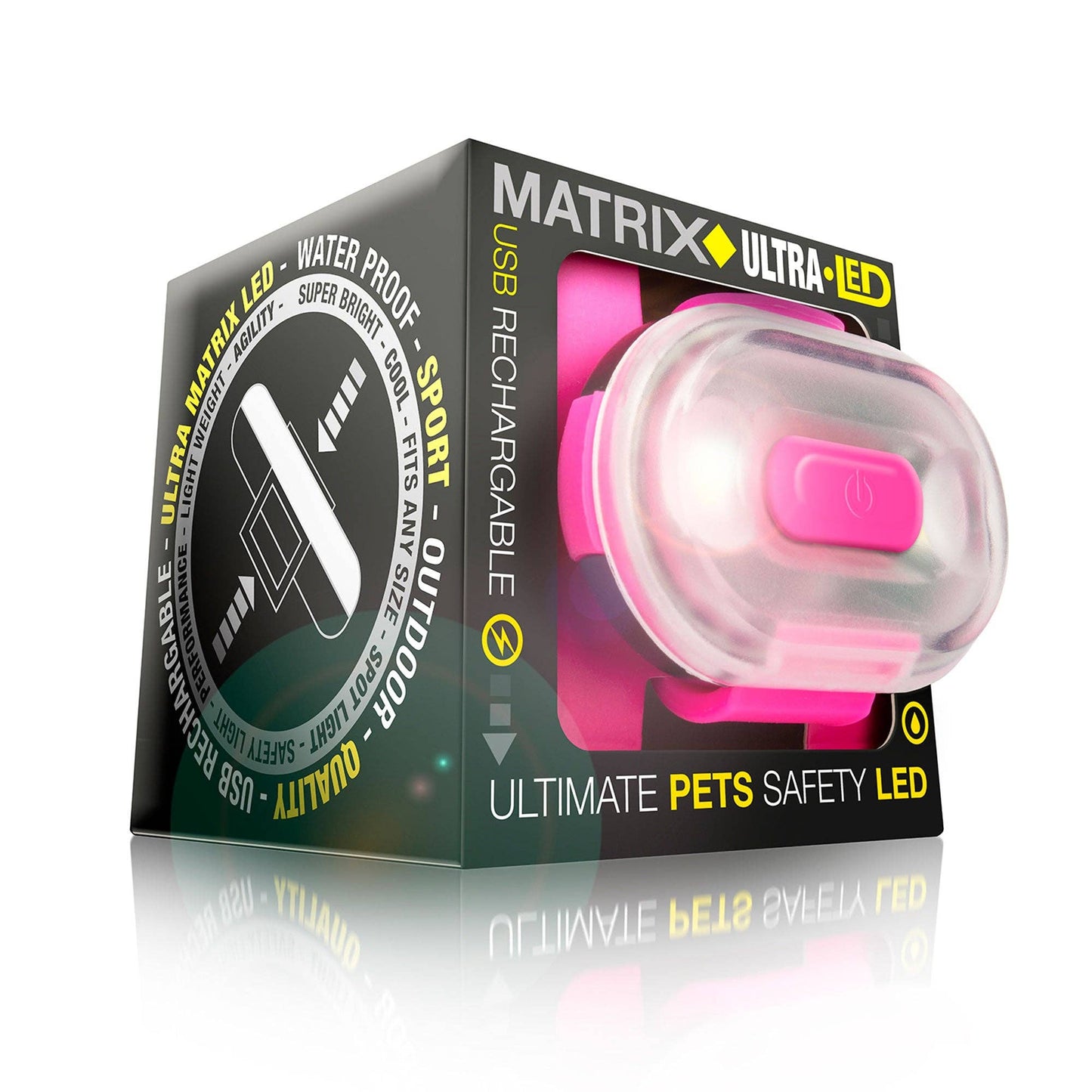 Matrix Ultra LED - Dog Safety light Pink