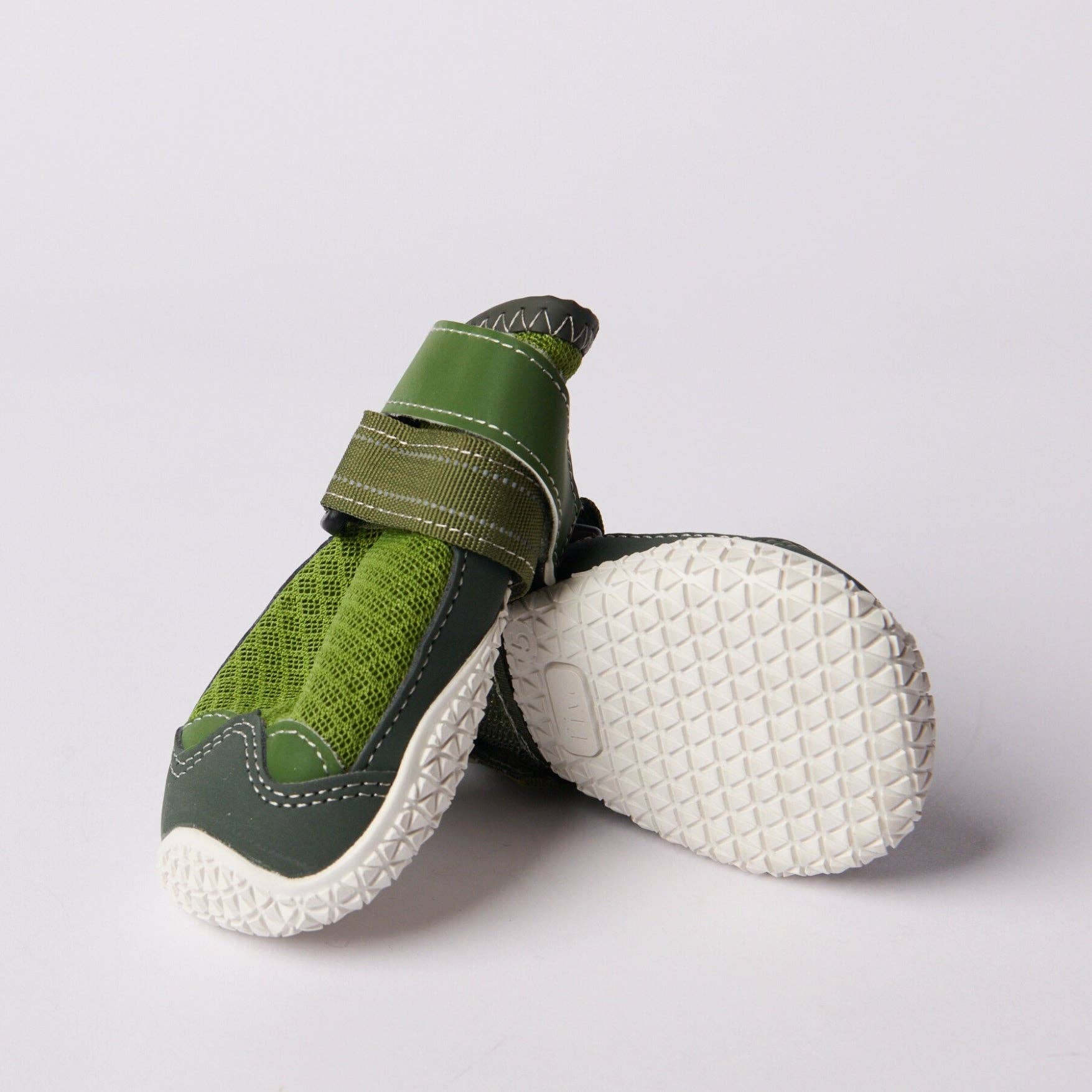 Hot Pavement Pawtector Dog Shoes - Green: E (8.1cm-9.5cm / 3.2"-3.7")