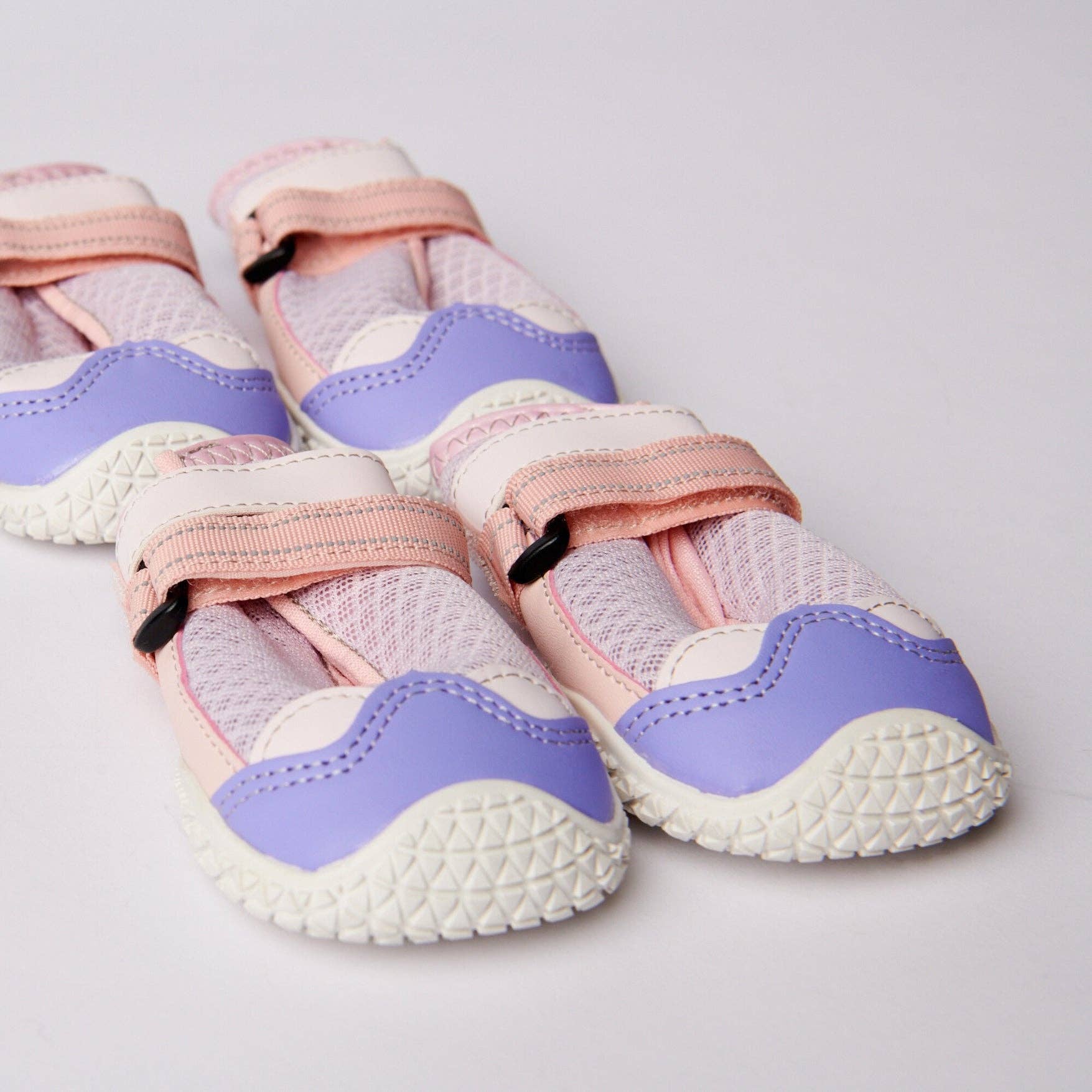 Hot Pavement Pawtector Dog Shoes - Pink Purple: E) Width: 3.0"/7.5cm for 75-95lbs/34-43kg