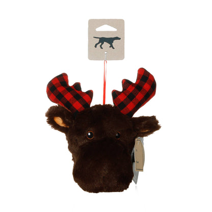 2-in-1 Moose Fetch Ball Dog Toy