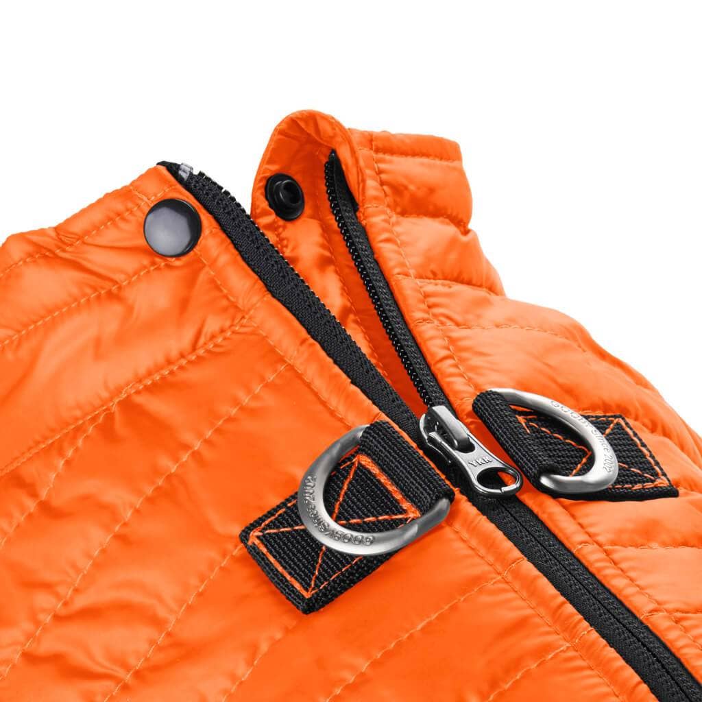Puffer Vest: Orange