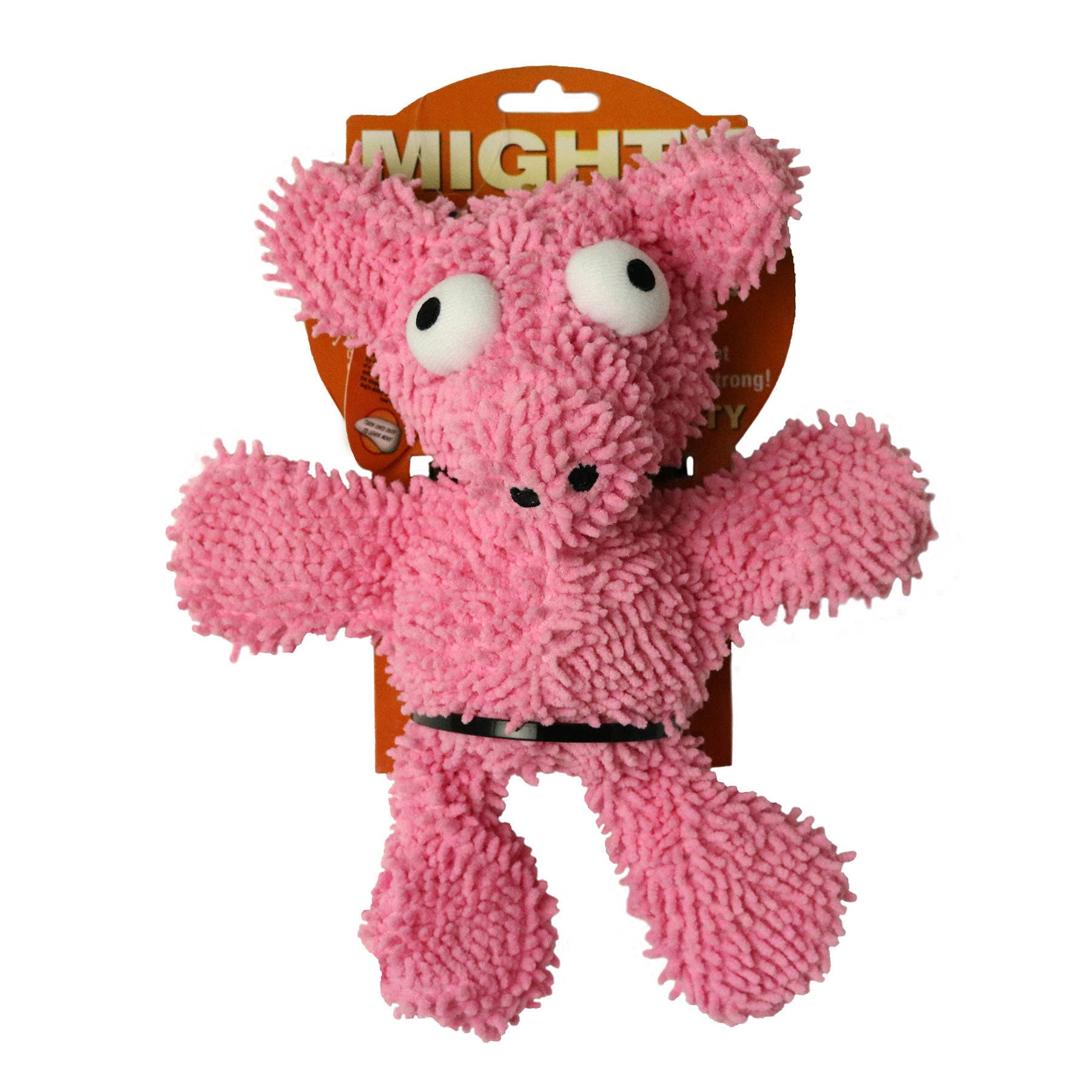 Mighty Microfiber Ball Pig, Durable, Squeaky Dog Toy - Medium