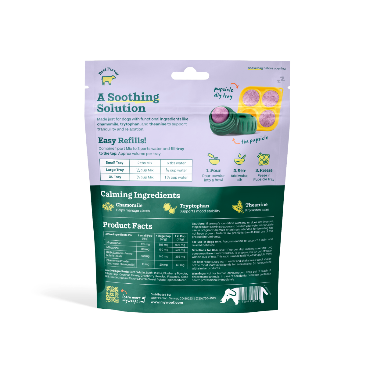 Pupsicle Treat Mix - Calming