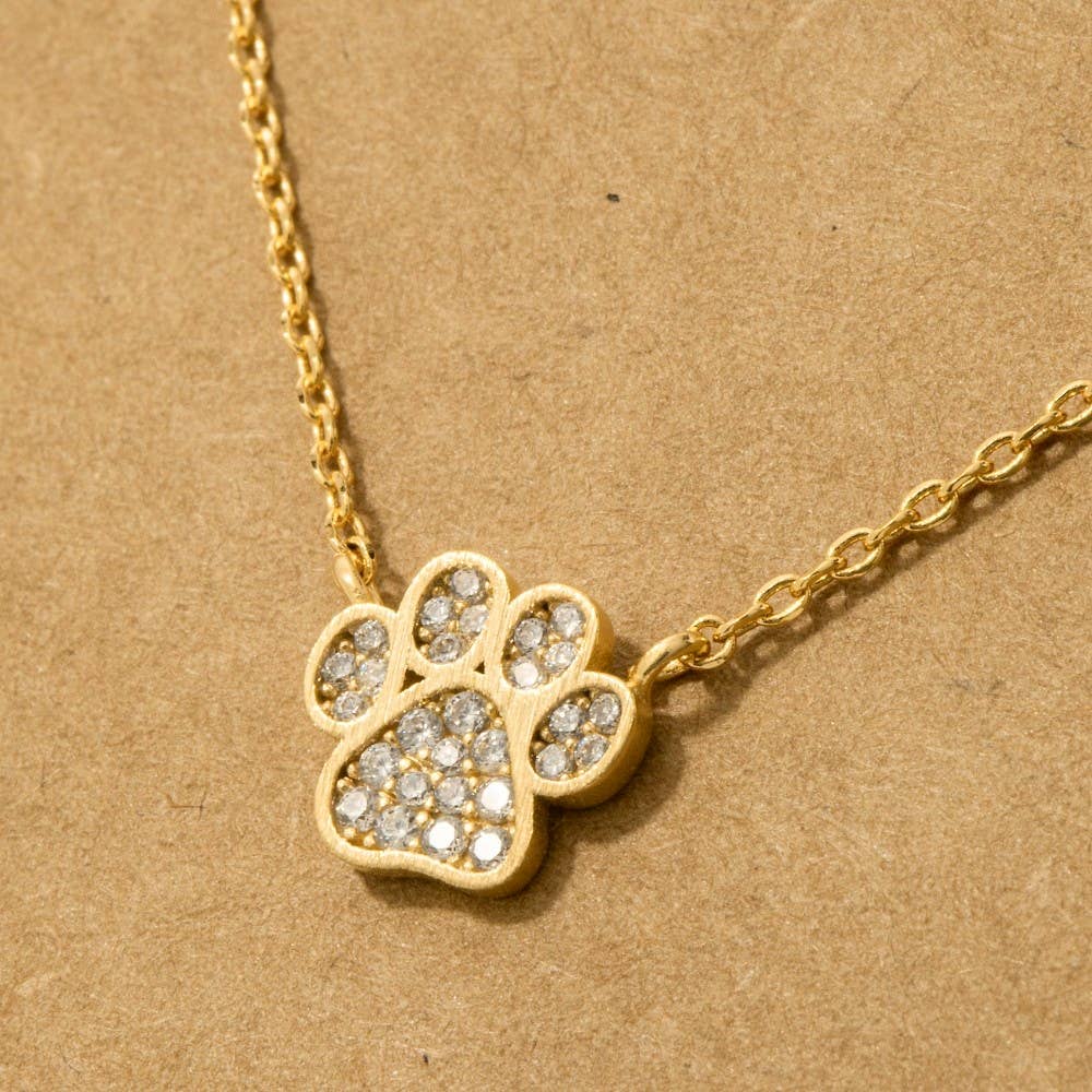 Three Dainty Hearts Necklace: Rhodium Plated