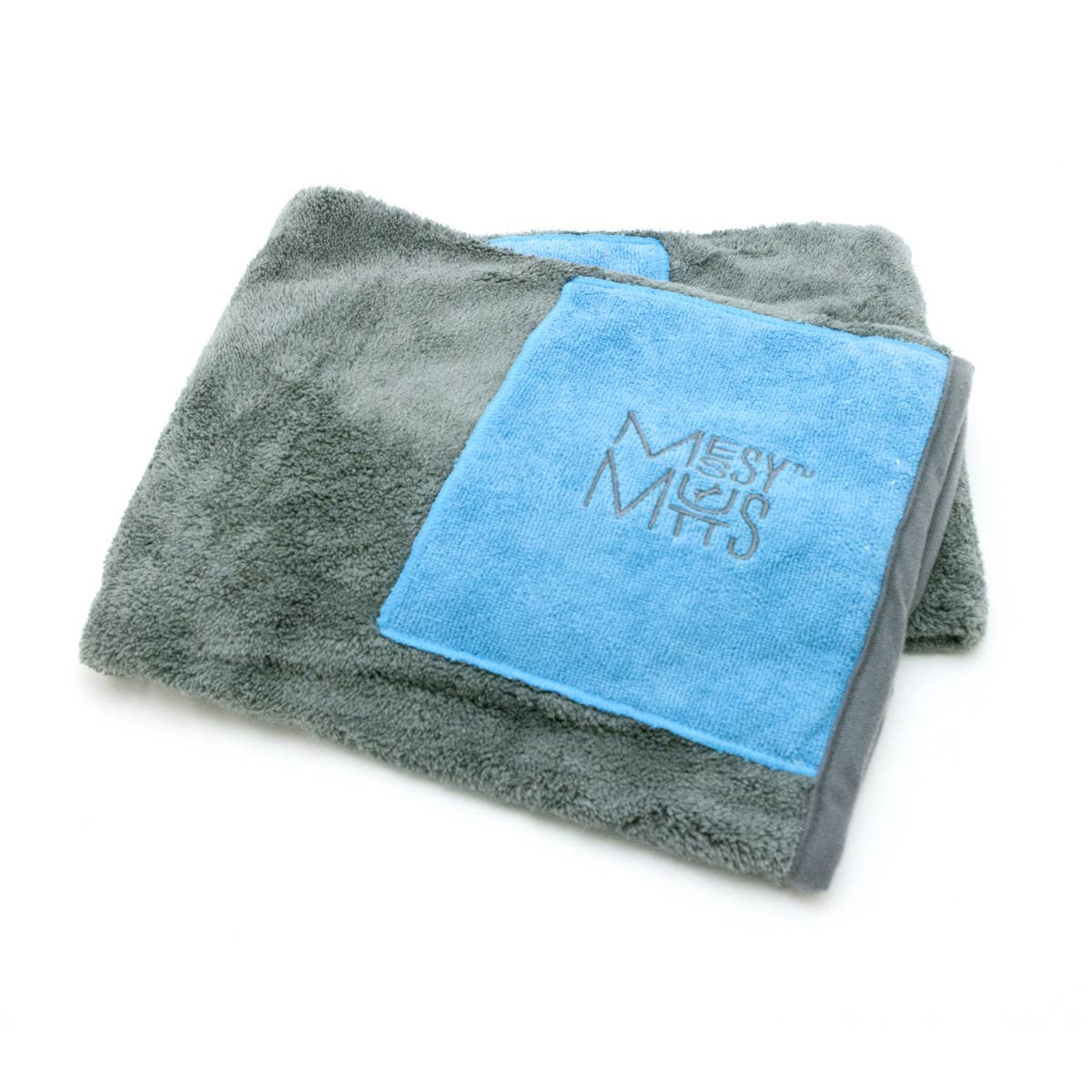 Messy Mutts Microfiber Towel -Cool Grey MED 20x32