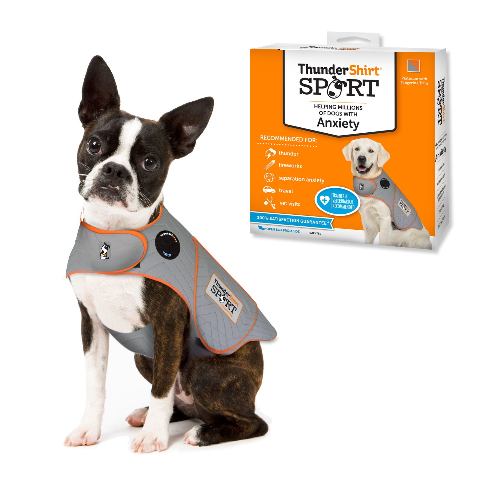 ThunderShirt for Dogs Platinum Sport - Dog Anxiety
