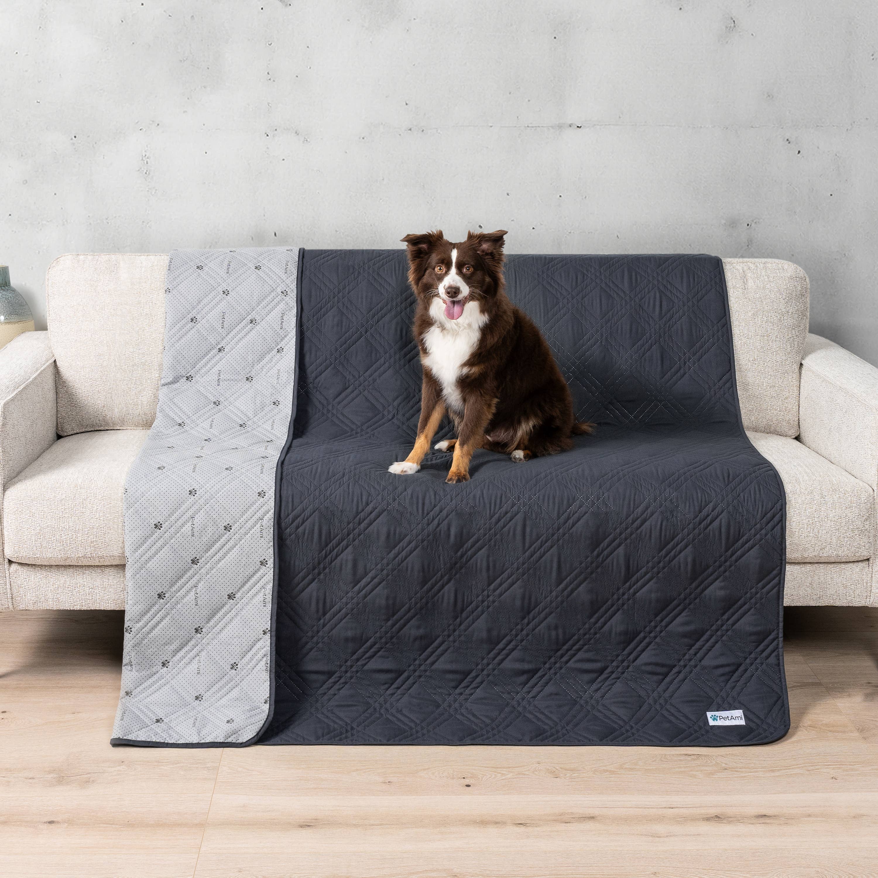 Waterproof Pet Furniture Cover Couch Protector: Olive Green / Large - 68" x 82"