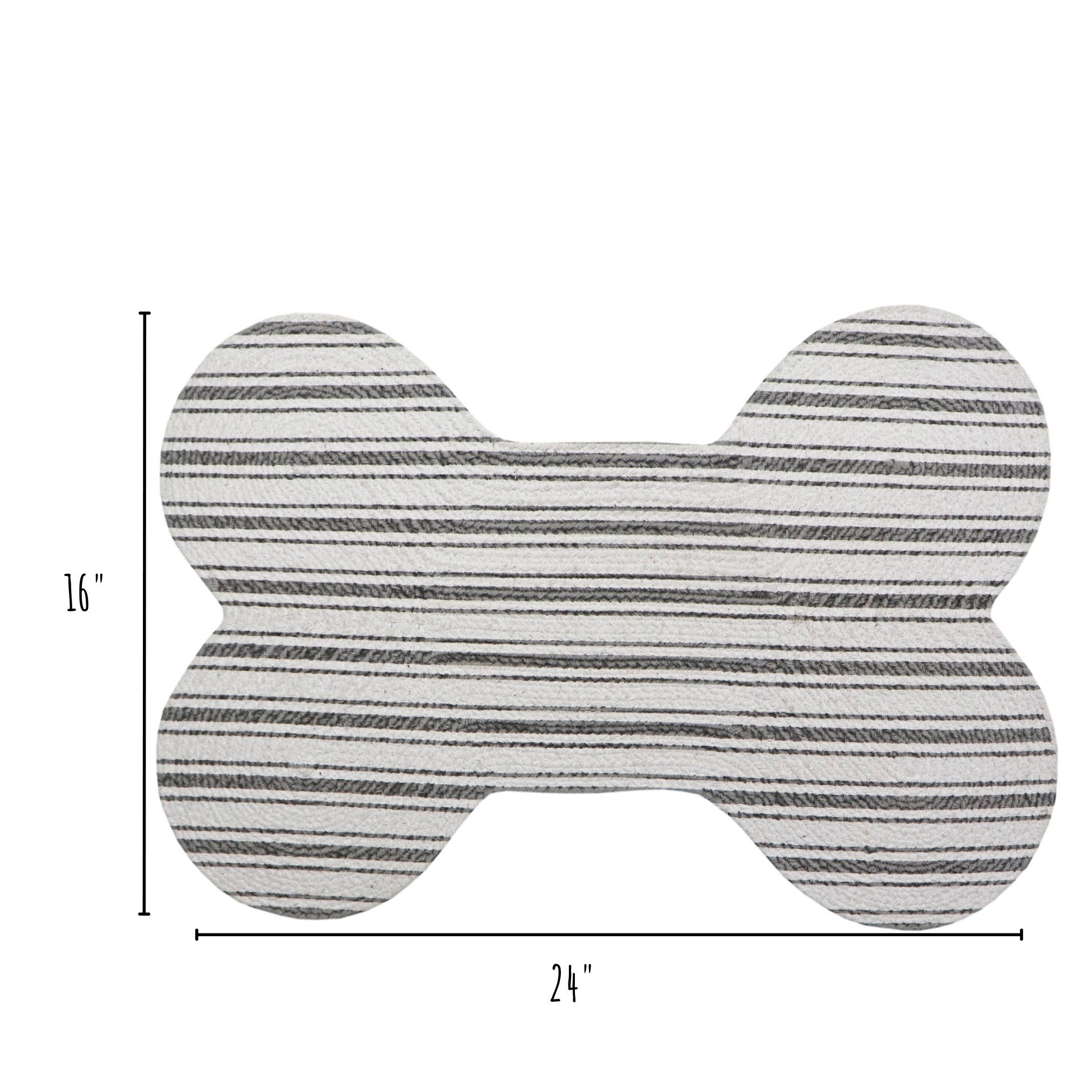 Hampton Pet Placemat - Stylish and Chic: Grey