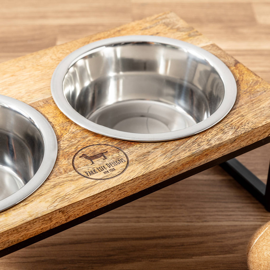 Hearth and Haven Elevated Pet Bowl - Modern Design : Medium - 24 oz per Bowl