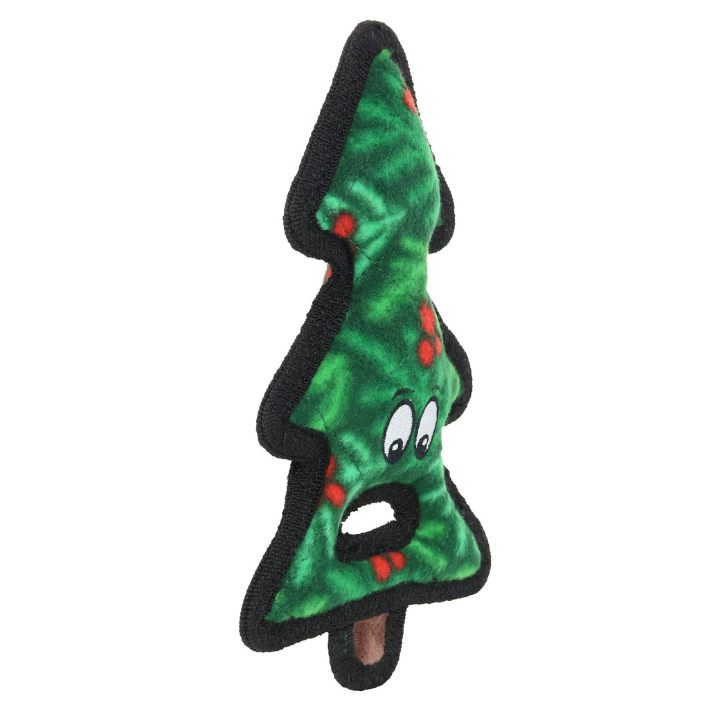 Tuffy Holiday Tree Tug- Christmas, Durable, Plush Dog Toy