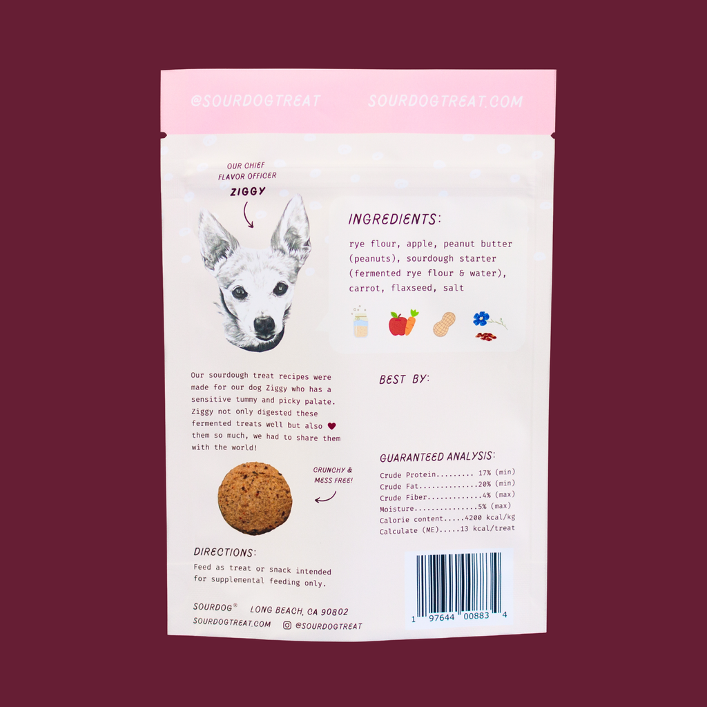 Crunch Munch - Apple & Carrot Sourdough Dog Treats