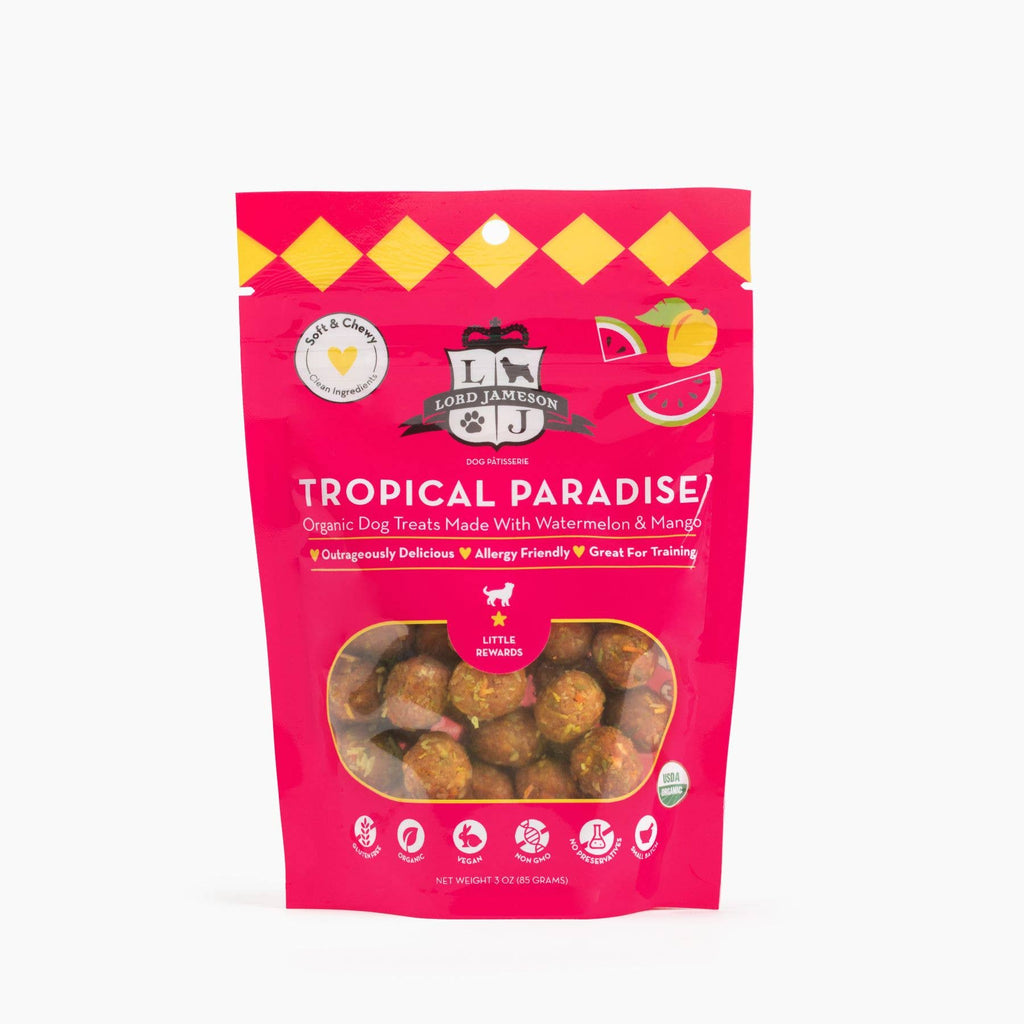 Lord Jameson Tropical Paradise Chewy Dog Treats SM Breed 3oz