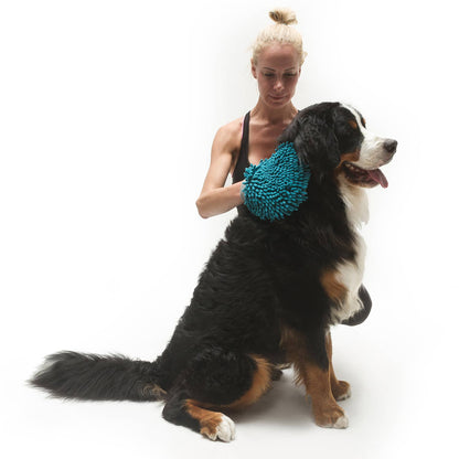 Messy Mutts Chenille Dog Grooming Mitt