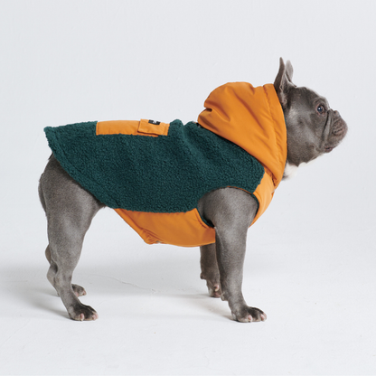 Reversible Jacket - Green and Orange: 3XL