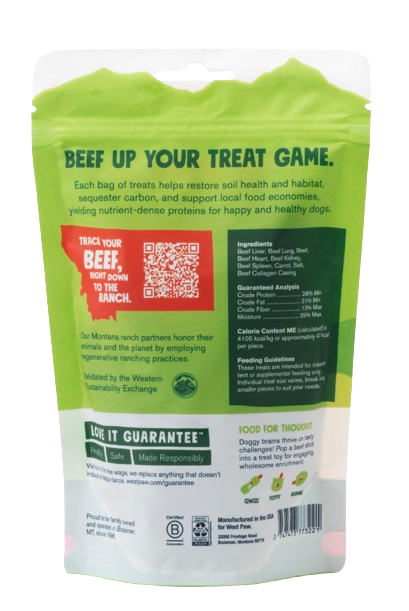 Air-Dried Montana Beef Sticks - Case of 6: Case of 6
